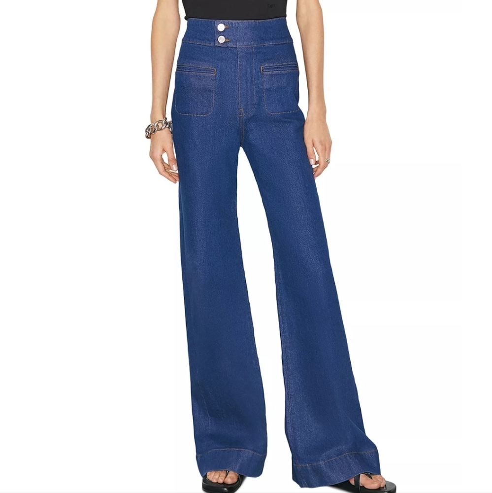 Frame Le Hardy Wide Leg Adele Jeans NWT Size 24